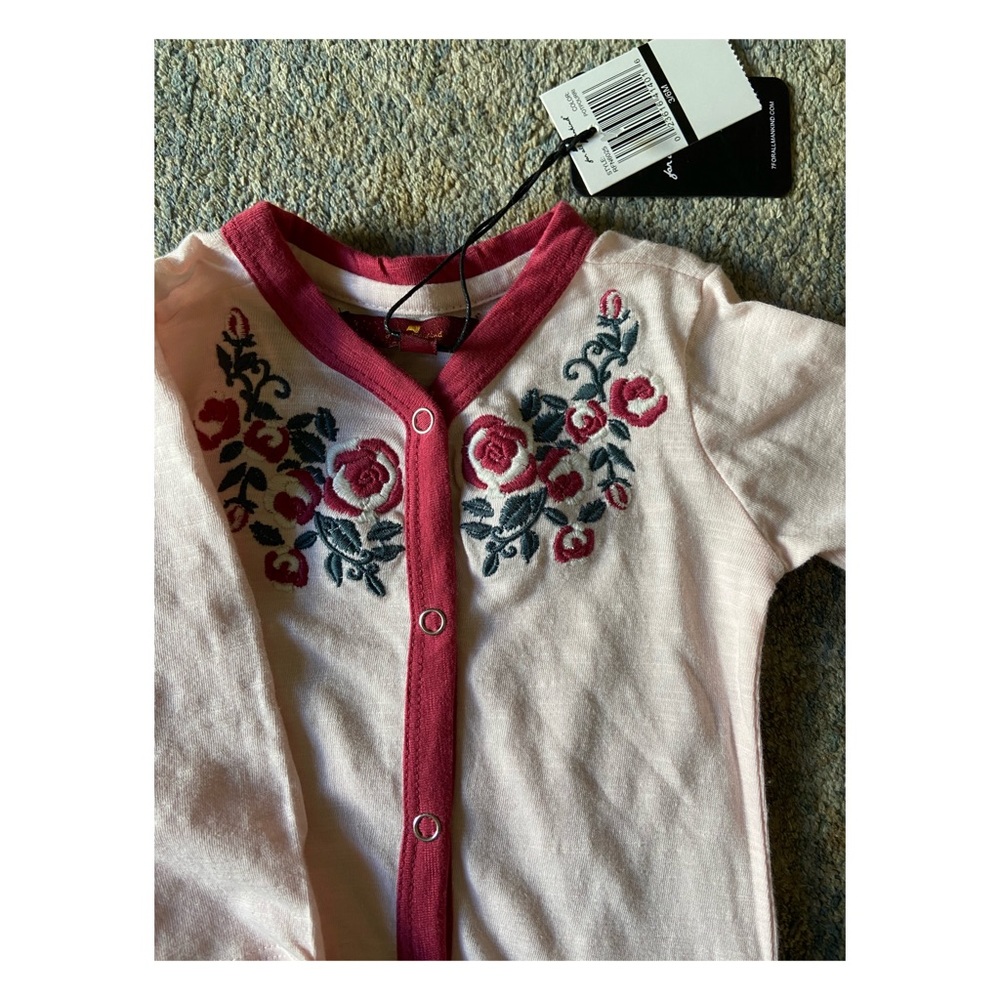 Embroidered onesie